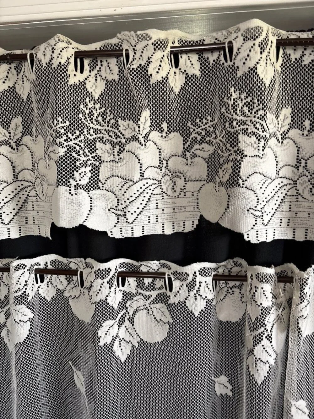 Lace Valance Curtain Set 64